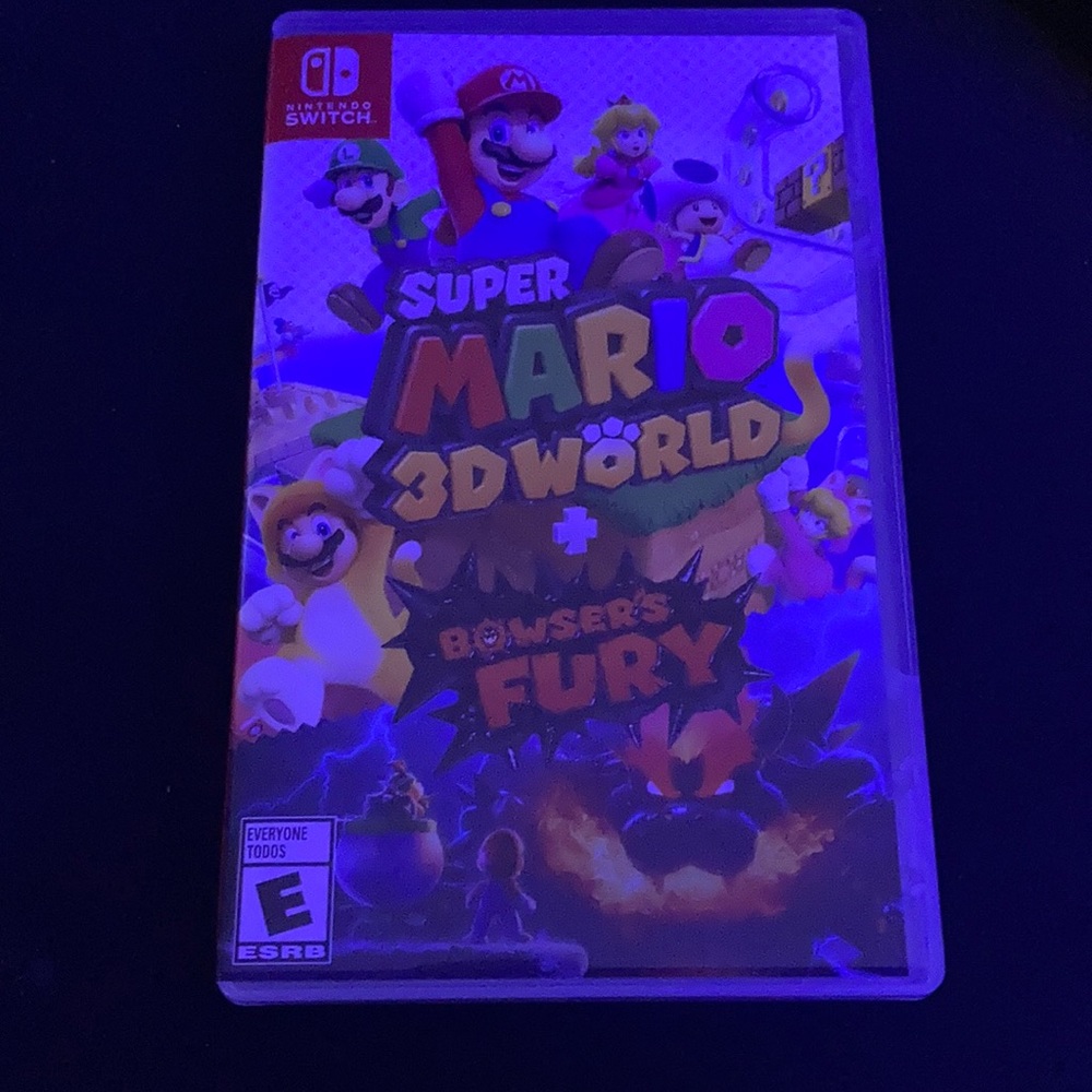 Nintendo switch game Mario 3D world